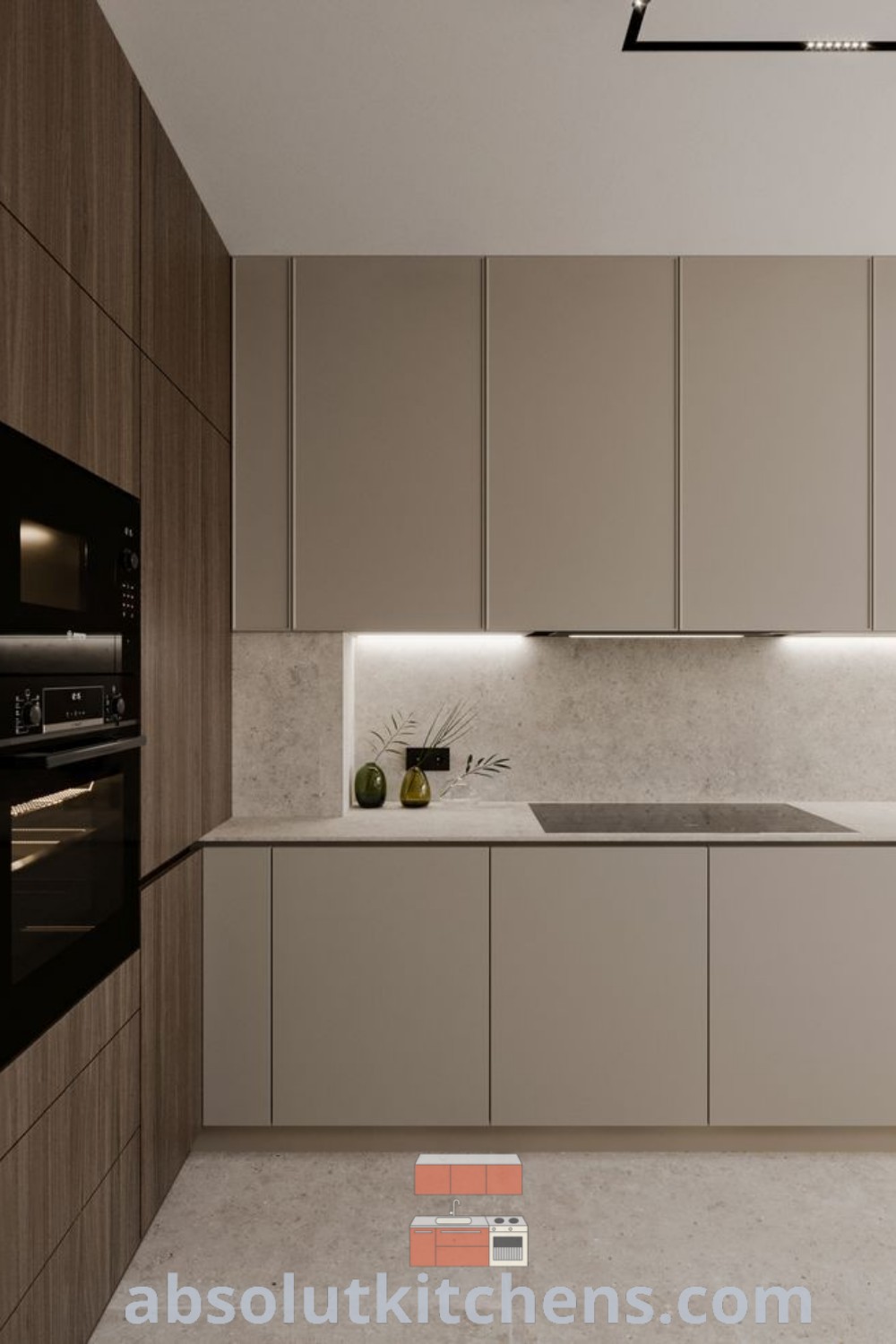 A beautifully designed minimalist kitchen featuring clean lines and a functional layout, providing a cozy and inspiring atmosphere. This space exemplifies dream apartment decor with its elegant simplicity and unique design ideas for apartment aesthetics. Explore more inspirations at wellnesswink.com.