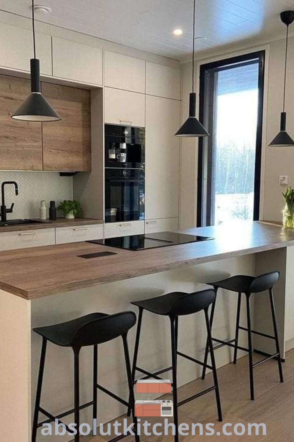 A modern kitchen with grey cabinets and white flooring that showcases unique design ideas and decor inspirations. This grey kitchen interior enhances functionality while offering cozy and contemporary appeal. Explore more innovations for your home at wellnesswink.com.