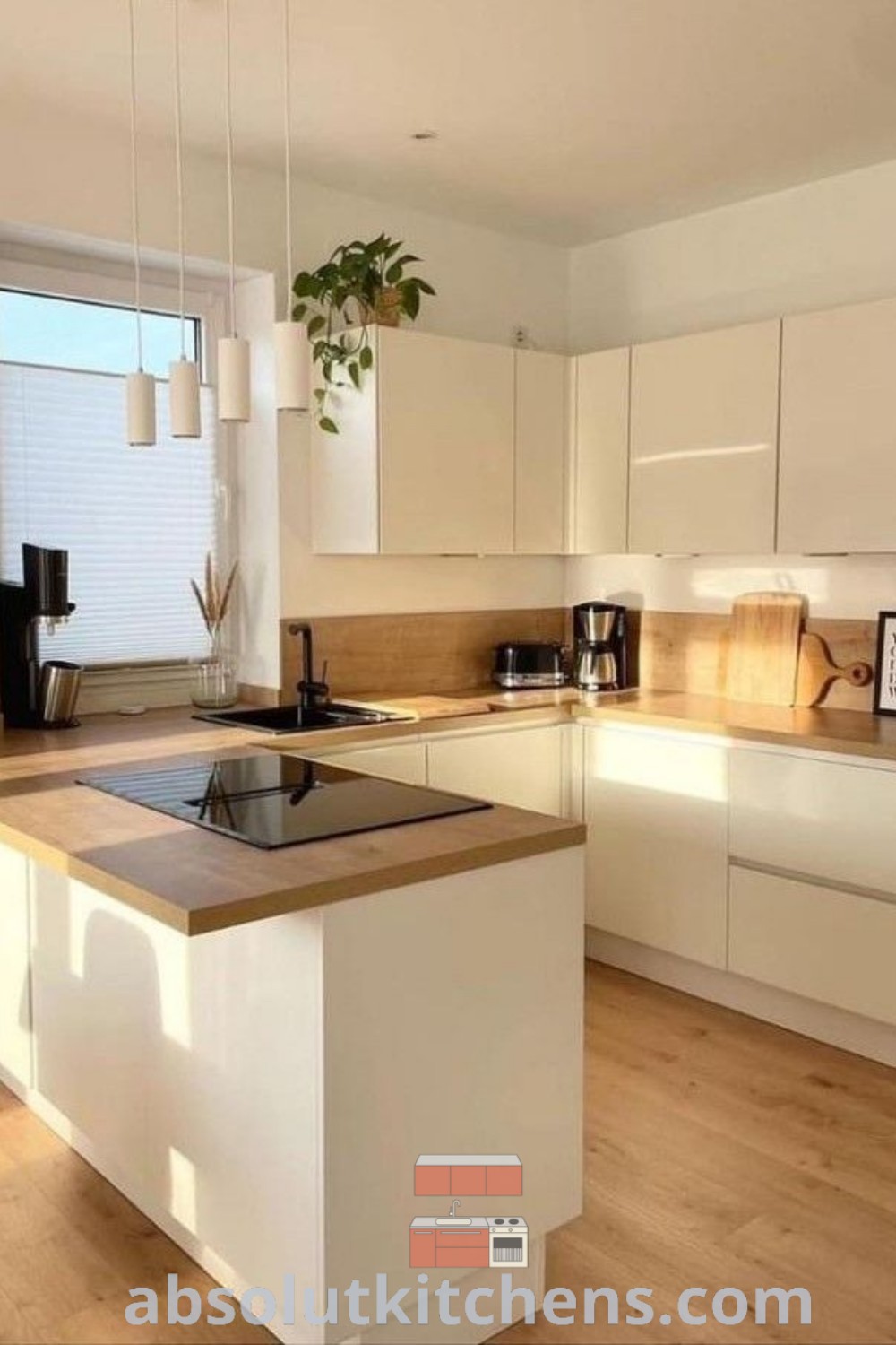 A modern kitchen with a grey floor featuring modular designs and space savers, showcasing elegant minimalist kitchen decor. This inspiring condo kitchen remodel offers unique ideas and decor inspirations for a cozy home. Discover more design ideas at wellnesswink.com.